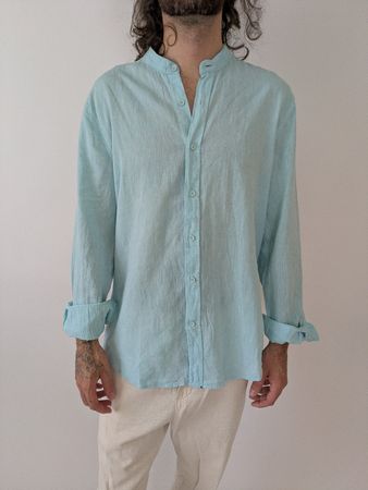 Herren Hemd hellblau Grösse M Intimissimi Uomo 