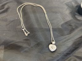 Chopard collana con ciondolo oro e diamanti 