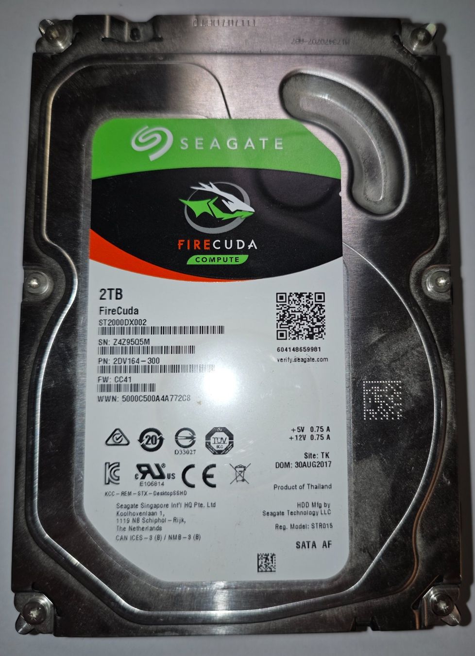 Seagate Disques durs: SEAGATE FireCuda 2TB HDD ST2000DX002 – D'occasion à Rüti ZH par luck-y