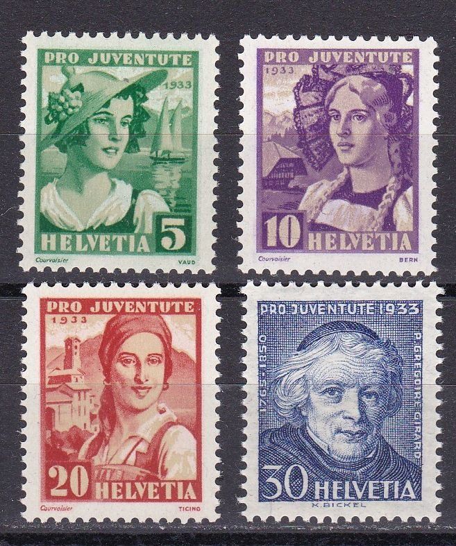 Tous les timbres: Pro Juventute, 1933, postfrisch** – Neuf (Voir description) à Lupfig par lubor