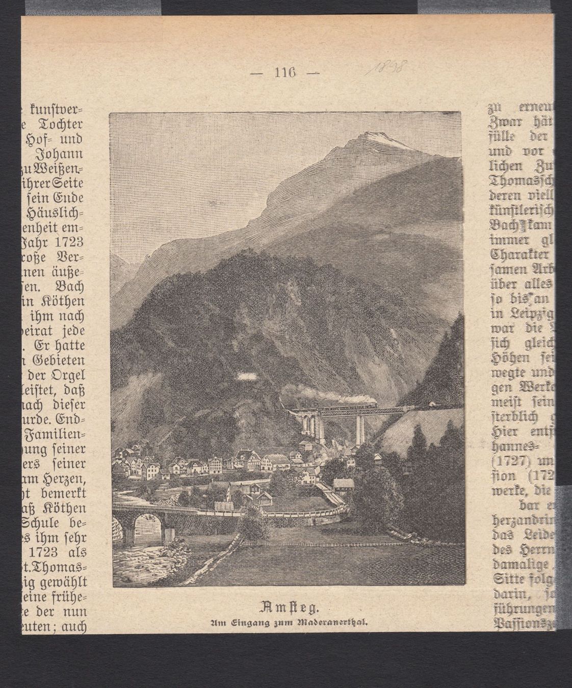 Incisioni: AMSTEG, HOLZSTICH 1898 – Antico da Grüningen venduto da Kartensammler 2