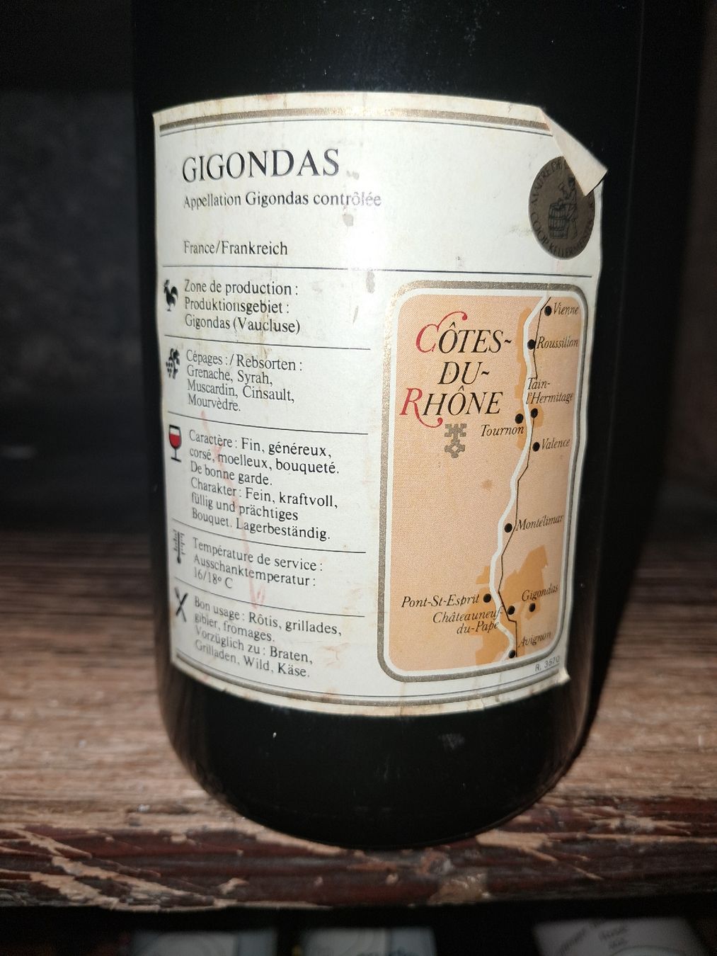 Vino: Château Saint-André Gigondas 1988 – Nuovo e nell'imballaggio originale da Le locle venduto da juliensaran 5