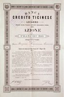 Banca Credito Ticinese, Locarno - 1891