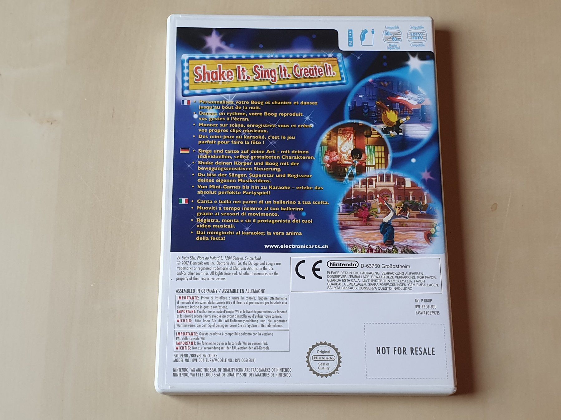 Nintendo Giochi: Boogie – Usato da Stansstad venduto da collectorsshop 1