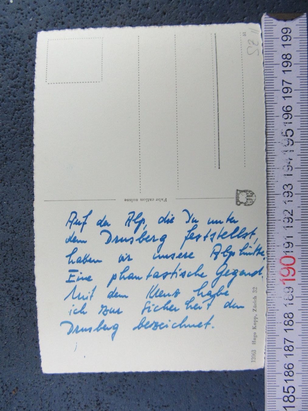Cartoline postali: UNTERIBERG SZ AK LUFTBILD MARKER – Usato da Ettingen venduto da Hausi4711 1