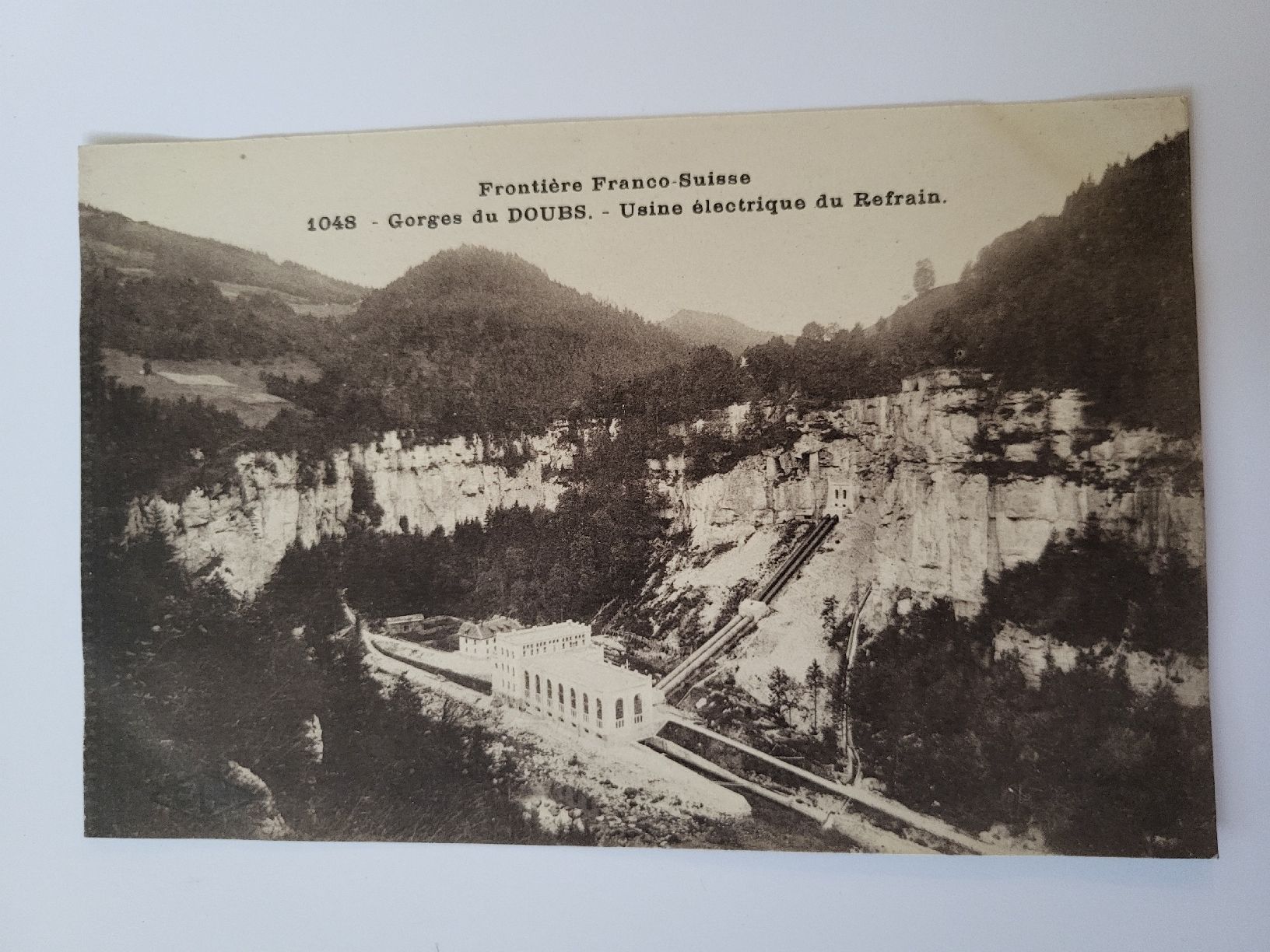 Cartoline postali: Ansichtskarte Gorges du Doubs Usine Refrain gebraucht Rmu – Usato da nunningen venduto da mic_88k2
