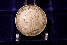 Silbermünze Crown 1897