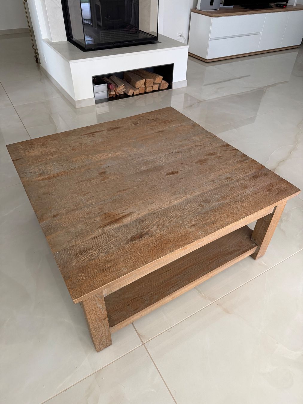 Tische: Tisch Holz rechteckig mit Ablage – Gebraucht aus Altendorf von Carcoura 1