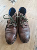 Herren Schnürschuhe Leder braun Gr. 43