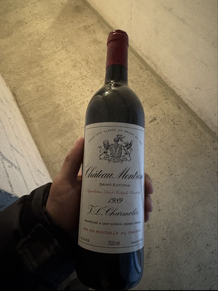 Wein: Montrose 1989 – Neu (gemäss Beschreibung) aus Jona von Marvin..... 1