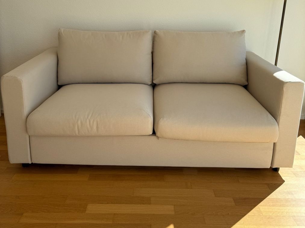 Ikea Bettwäsche: Ikea VIMLE sofa bed 2er cover hallarp beige – Gebraucht aus Gebenstorf von D0minika 1