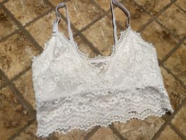 Top-in bel pizzo bianco -S/M-marca Biesdanna