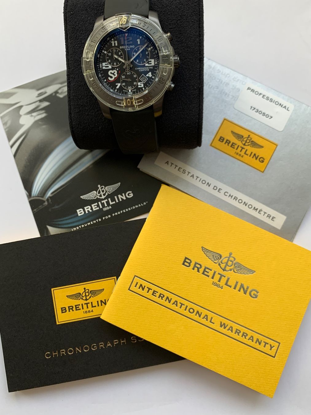 Breitling Orologi: Breitling Chronograph S3 ZéroG (neuf) – Usato da Morges venduto da auxbonnesaffaires 9