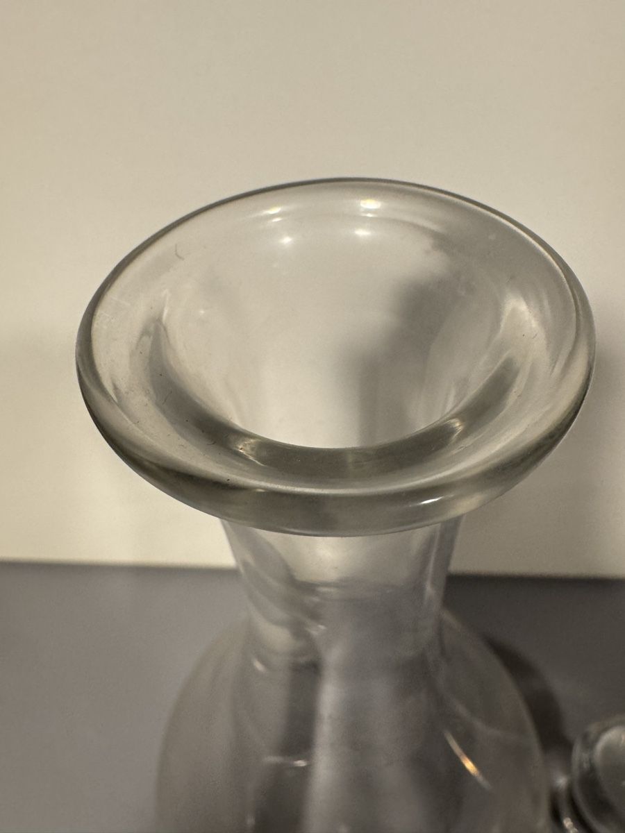 Caraffe: Glas-Karaffe Weinkaraffe Dekanter mit Stopfen - Design – Usato da Zürich venduto da Nobs1 3