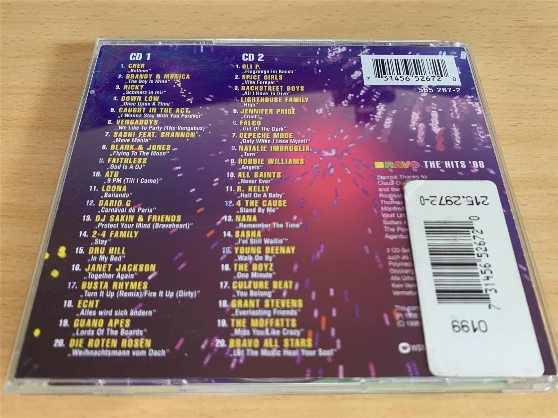 CD: Bravo Hits 98 - 2 CD – Usato da Rikon im Tösstal venduto da Alpenmutz 1