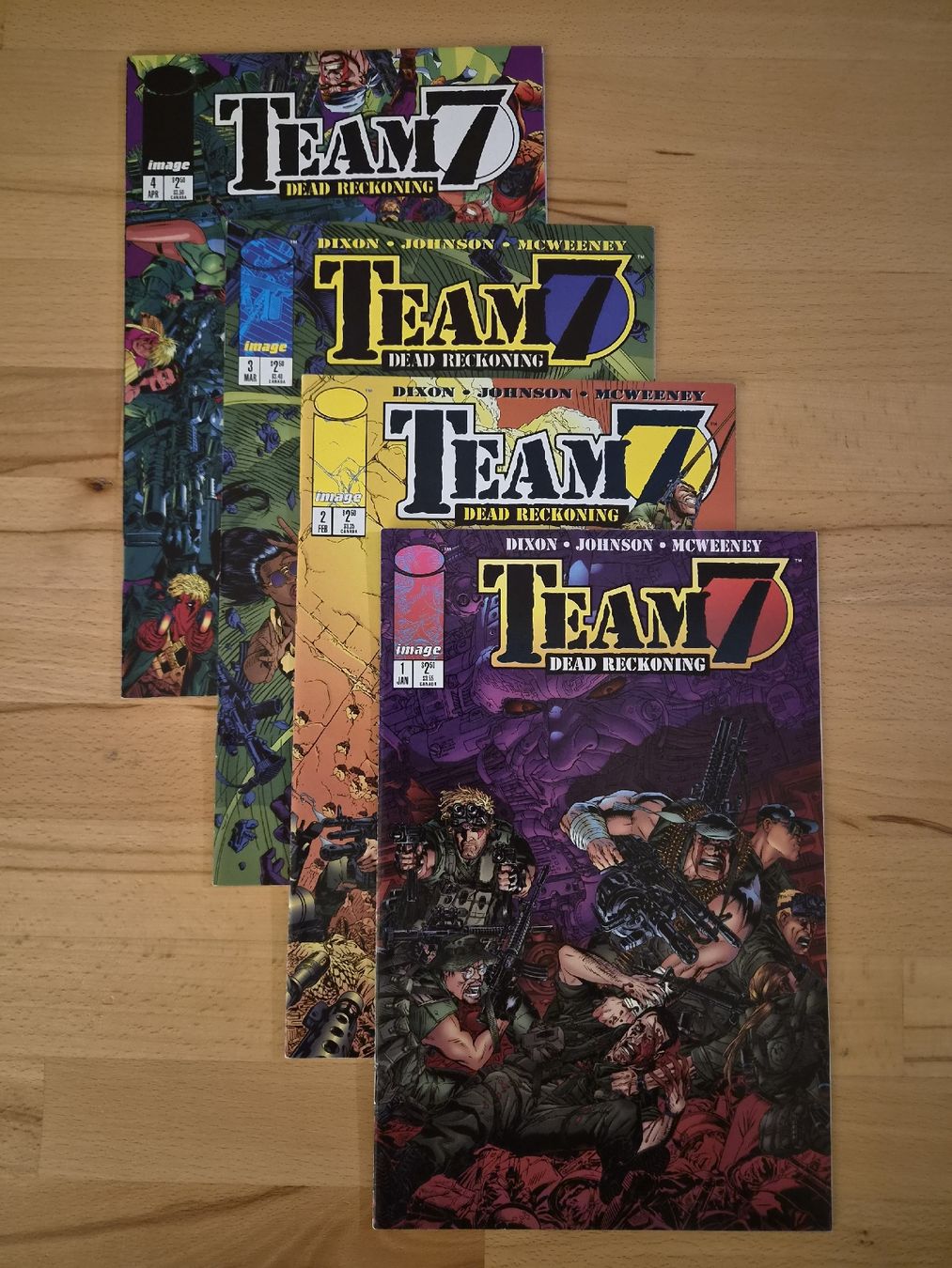 Comics: Team7: Dead Reckoning #1-4 (complete) – Gebraucht aus Biel/Bienne von collector_comics