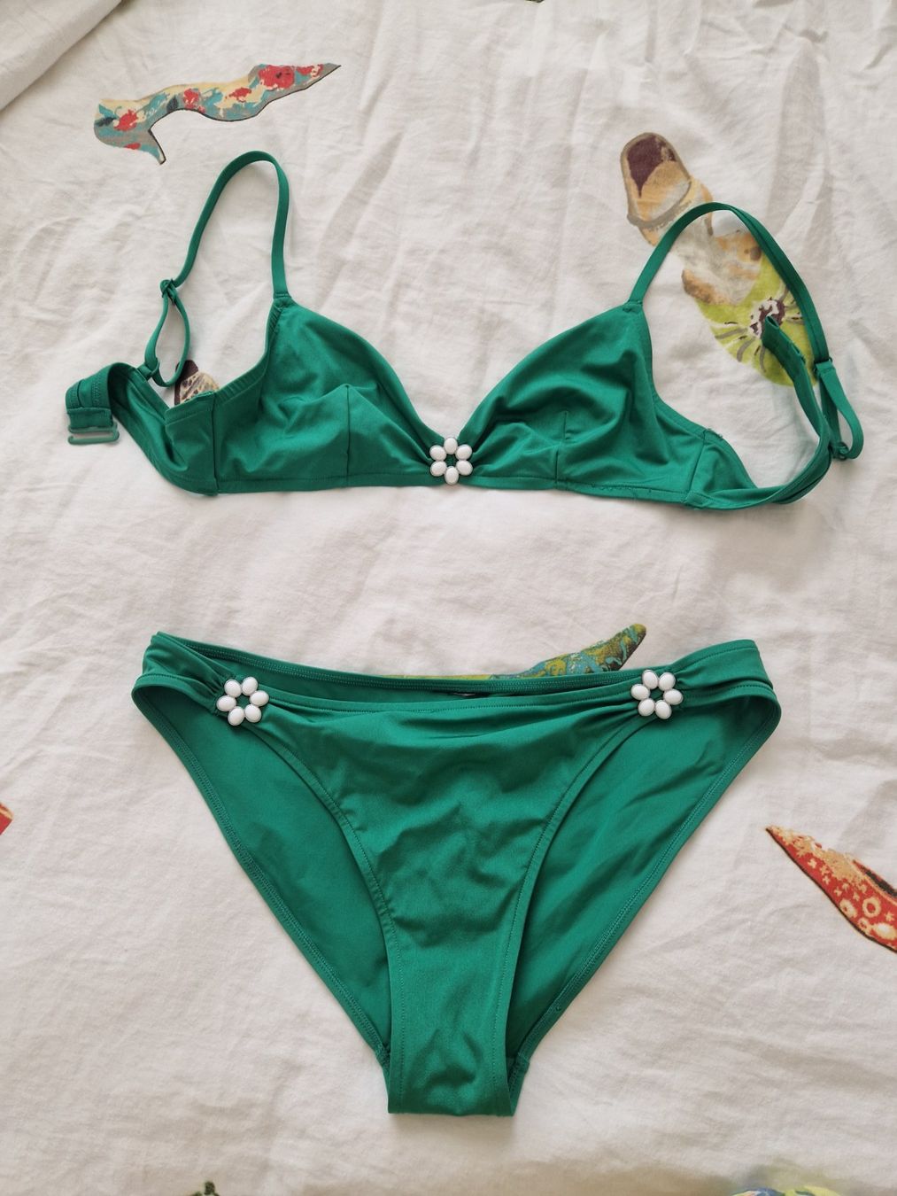 Other Stories Costumi da bagno & Bikini: & other stories Bikini grün mit Blumen – Usato da Erlinsbach SO venduto da ULIKH 4