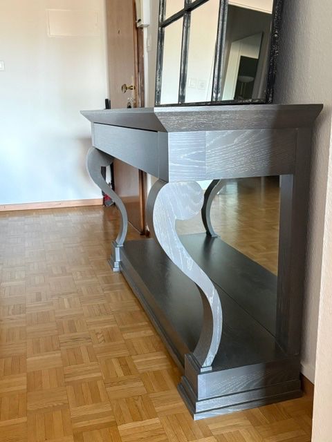 Roche Bobois Cassettiere: Console gris taupe Roche Bobois – Usato da Plan-les-Ouates venduto da Geneve911 1