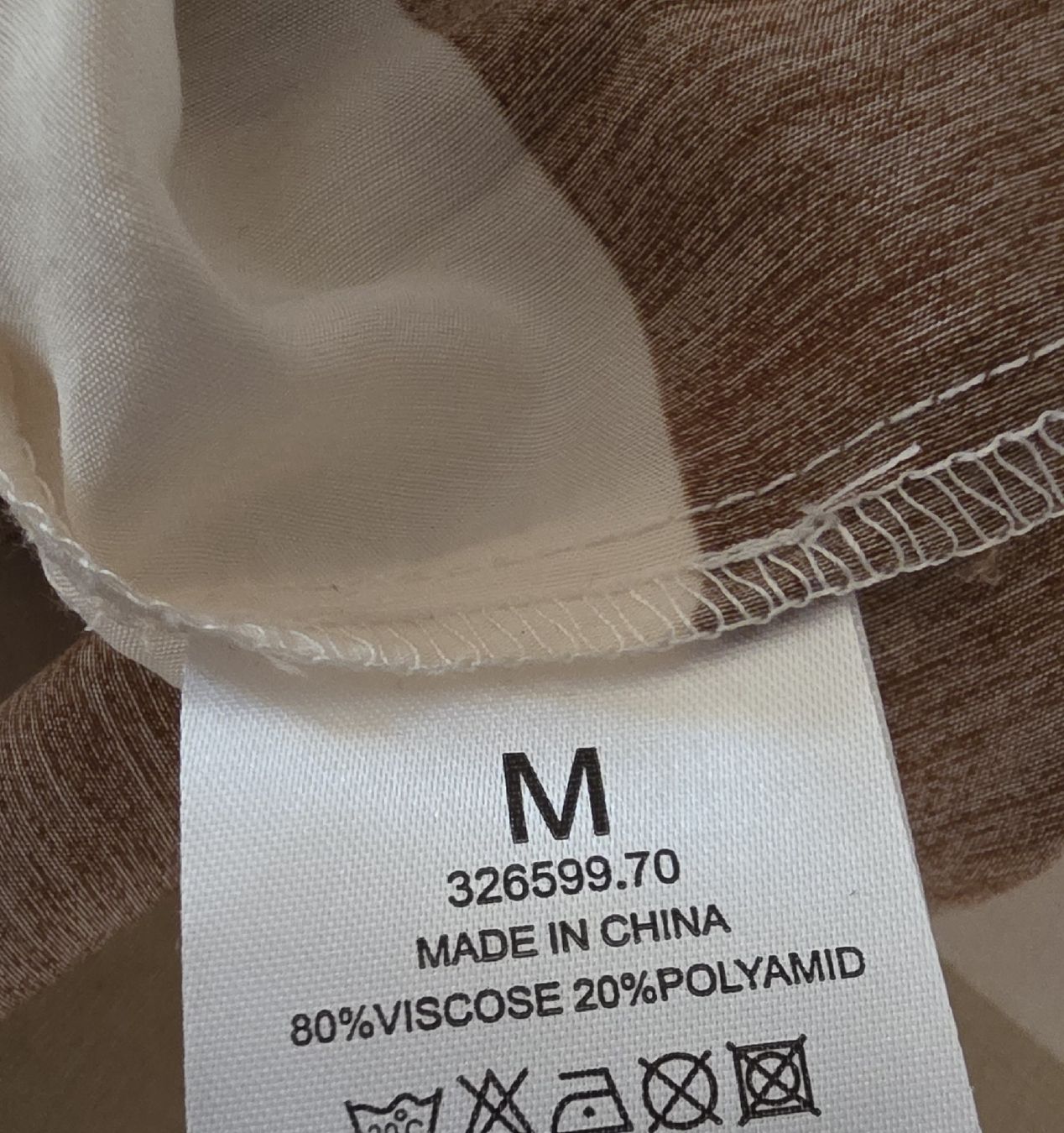 H&M Robes: Dress beige size M button-down collar long sleeve – Neuf (Voir description) à Klingnau par fairy.princess 7