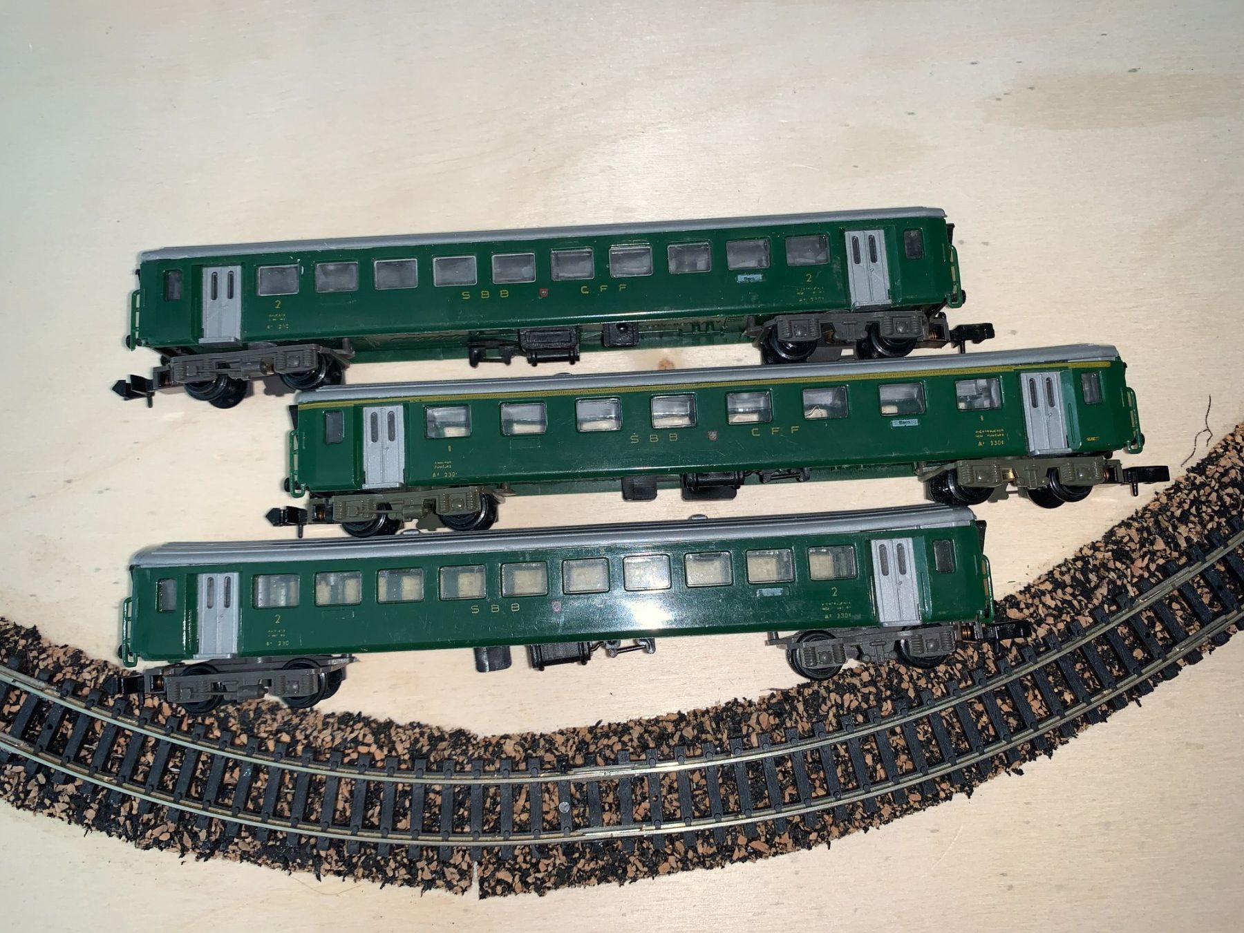 Arnold Modellini di ferrovie: 3 Arnold-Rapido-Wagen SBB – Nuovo (secondo la descrizione) da Belp venduto da capowiga 1
