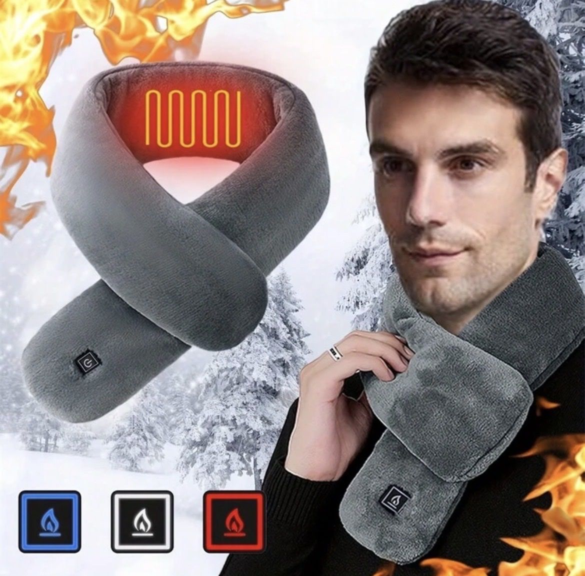 Radiateurs: Winterwärme: USB Heizschal – Neuf avec emballage d'origine à Emmenbrücke par ShopDirect