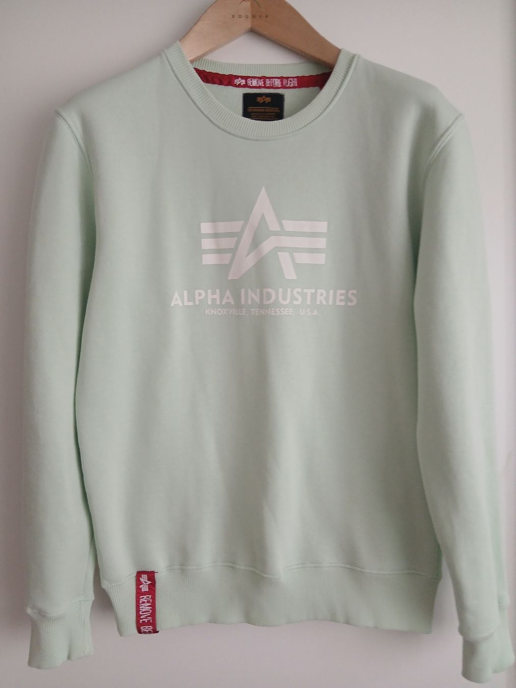 Alpha Industries Pulls & Sweat-shirts: Alpha Industries Pullover mint green size S – D'occasion à Watt par Tomaf