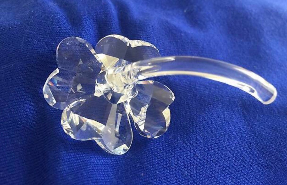 Swarovski Statuette: Vierblättriges Kleeblatt / Swarovski – Nuovo (secondo la descrizione) da Lufingen venduto da pistacchioandmore 1