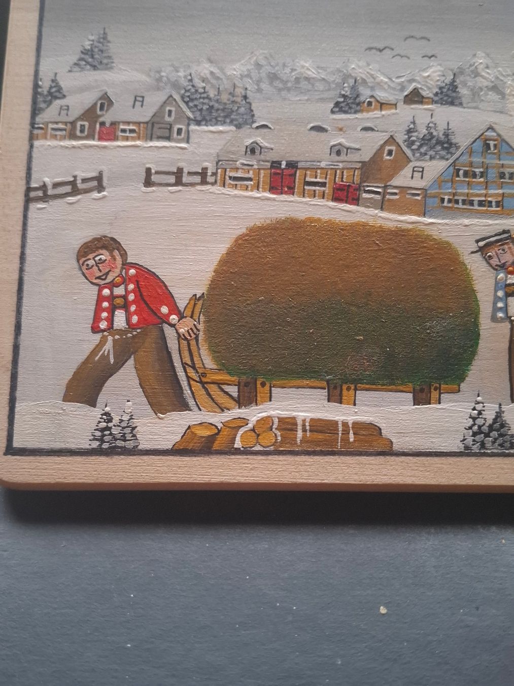 Gemälde: Bauermalerei  Winter  Bild  ** 58 – Gebraucht aus Zürich von Soragno50 1
