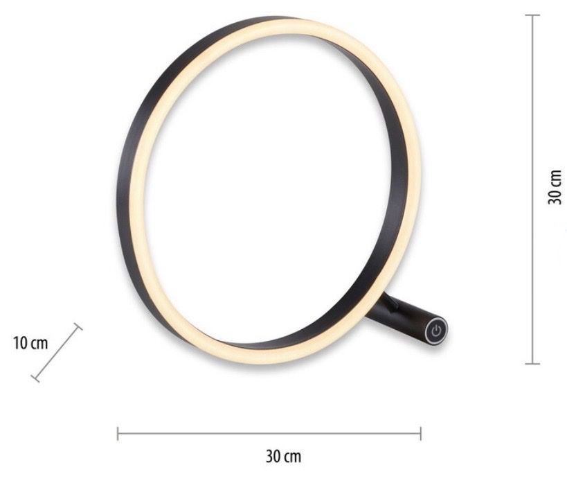 Lampade: LED-Tischlampe Tus Anthrazit | 28.5 × 10 cm – Nuovo (secondo la descrizione) da Wangen SZ venduto da Jaay_Sky 2