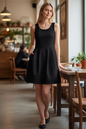 Robe Diane von Furstenberg noire, Taille 40 FR