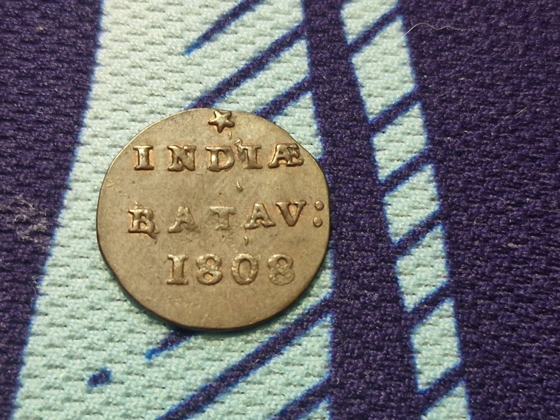 Tutti le monete: India Vatavia 1808. – Usato da Zürich venduto da Moreira01 2