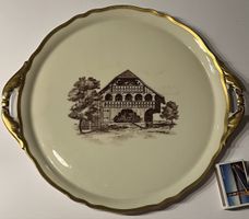 HEFAPO Langnau Serviertablett Emmentaler Bauernhaus n. Wyss