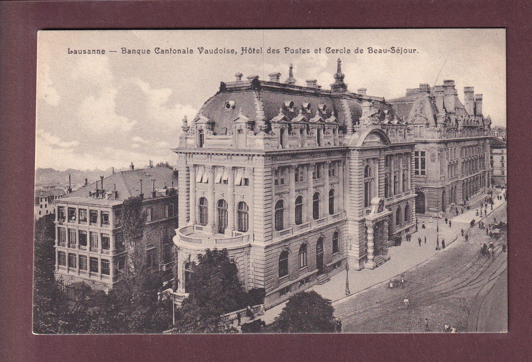 Ansichtskarten: LAUSANNE - BCV - 1913 – Gebraucht aus Pully von nicecards