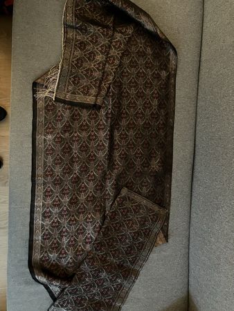Tischläufer, Seide, Indien 54x182cm, Handarbeit