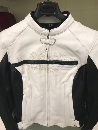 Richa Lederjacke Damen, Montannah Jacket Ladies, Farbe weiss
