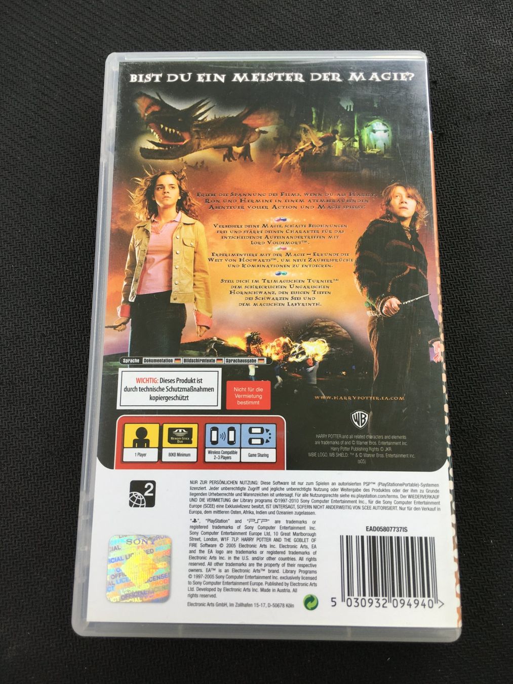 Sony Giochi: Harry Potter und der Feuerkelch - PSP – Usato da St.Gallen venduto da Punktchen01 1
