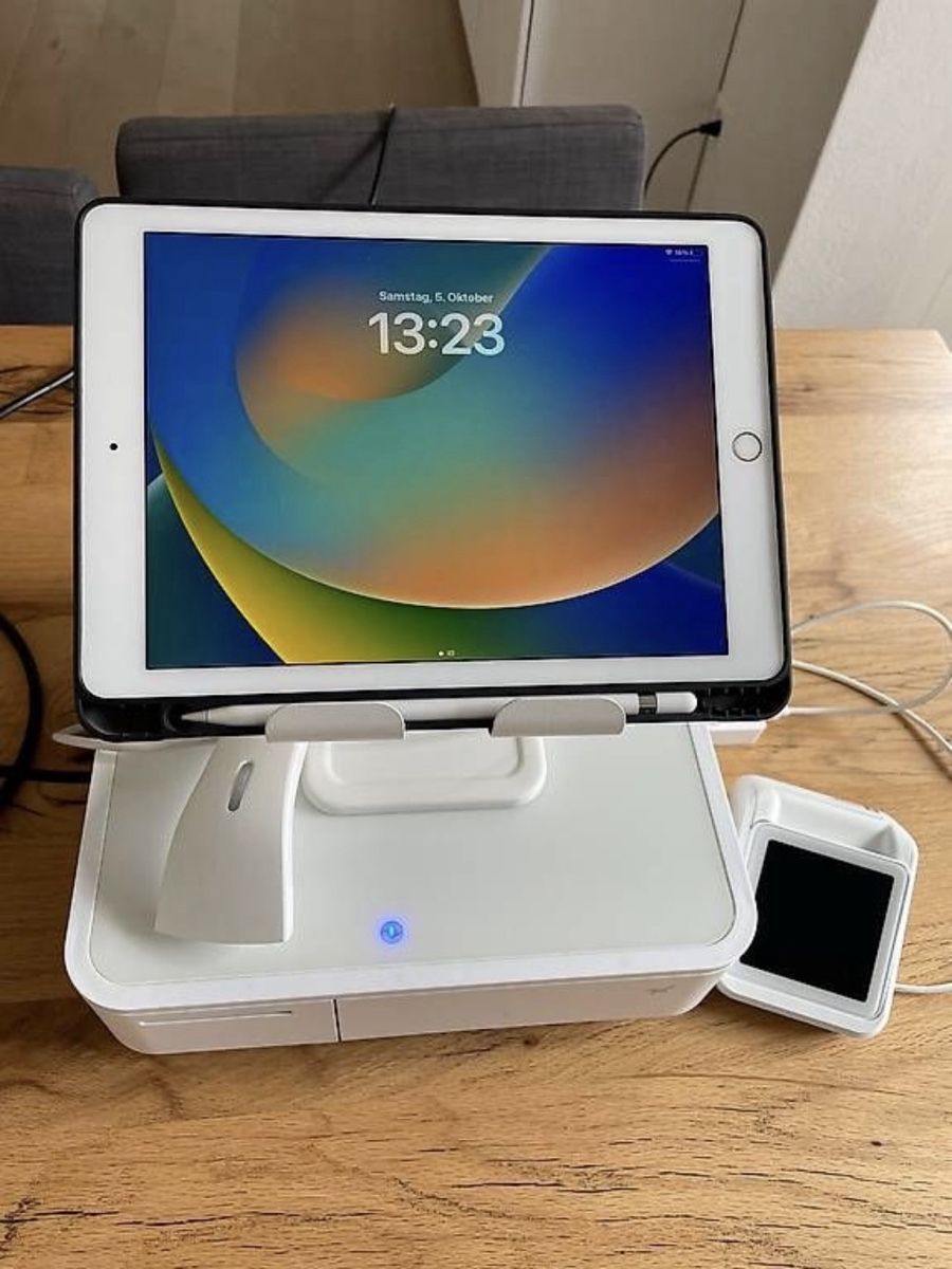 Sumup Registratore di cassa: Kasse STAR mPOP inkling.Scanner,IPAD & SumUp Solo+ Printer – Usato da Samstagern venduto da LeoW80