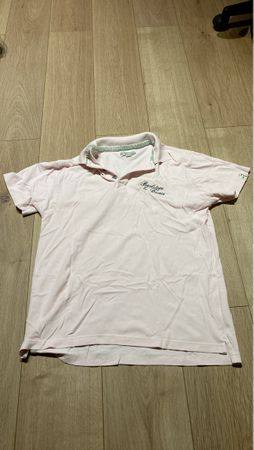 Stylisches Poloshirt in Rosa, Grösse m