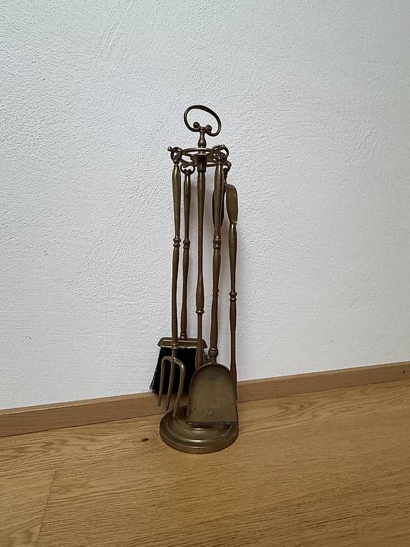 Bestecksets: vintage 5-teiliges Messing Kaminbesteck – Gebraucht aus Flaach von mar_97g8