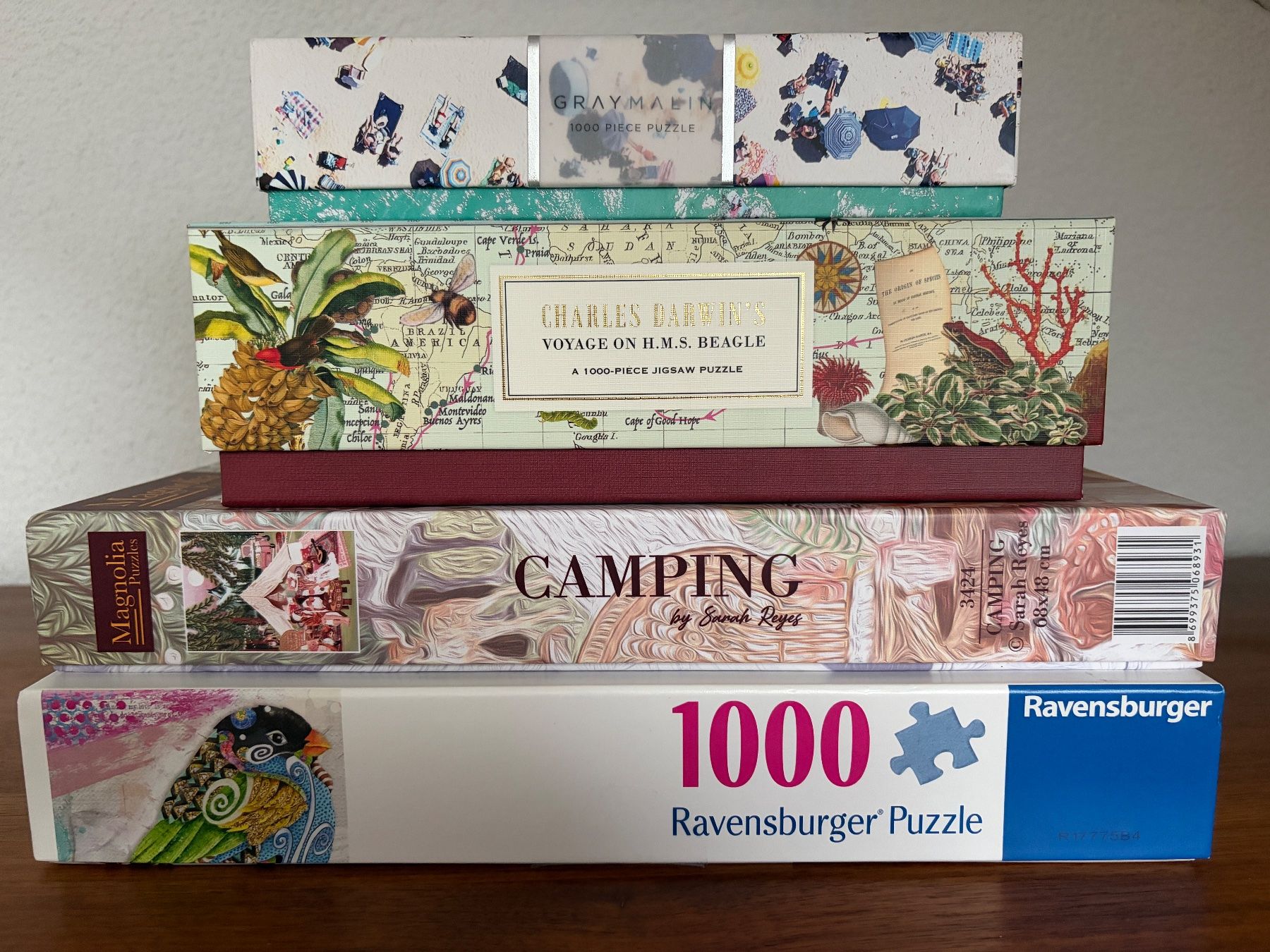 Puzzle: 4 Puzzles (je 1000 Teile) – Usato da Winterthur venduto da Wegweiser01