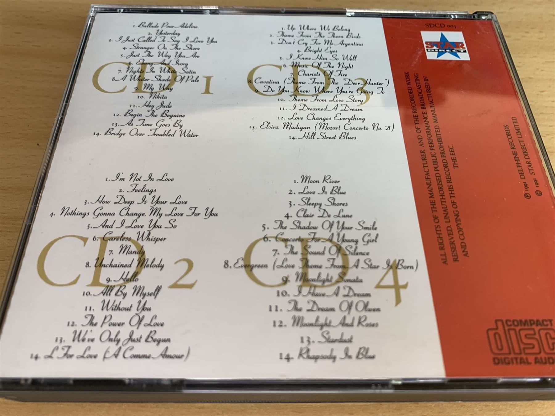 CDs: Richard Clayderman – Especially For You - 4 CD – Gebraucht aus Rikon im Tösstal von Alpenmutz 1