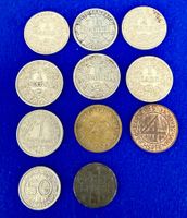Deutsches Reich Sammlung Silbermünzen Konvolut