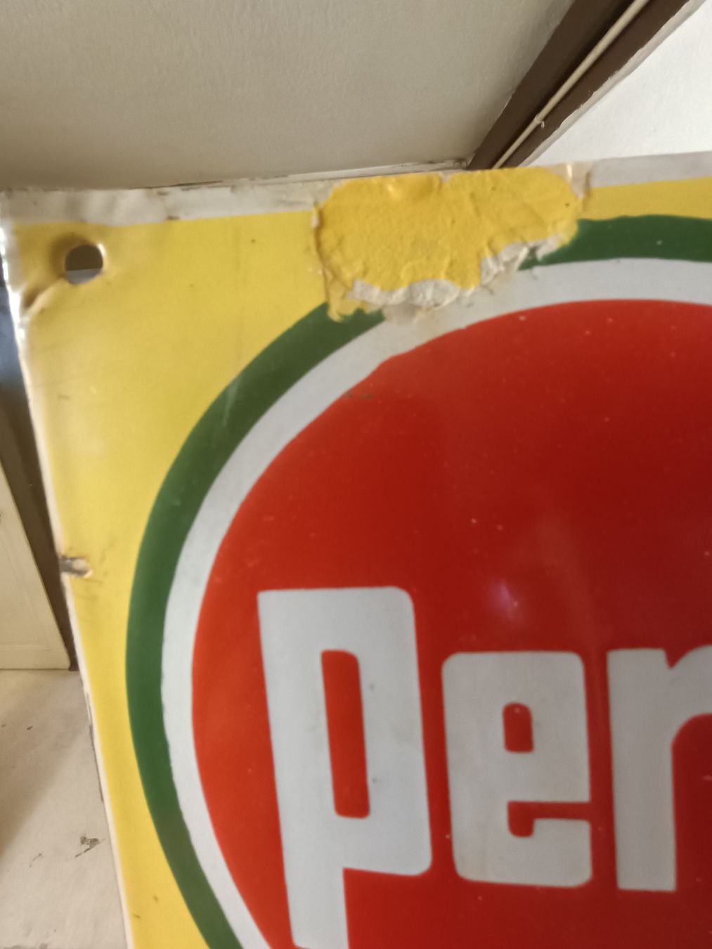 Persil Insegne: Emaille Schild original / Persil - Waschkorbfrau von 1930 – Usato da Brugg AG venduto da Ente015 5