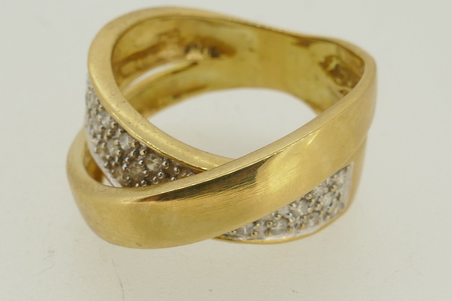 Ringe: Schöner Brillantring 18 kt 35 Steine – Gebraucht aus Schaffhausen von swisswatches-andmore 1