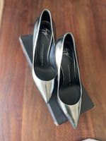 Giuseppe Zanotti décolleté argento, tacco a spillo, n. 39