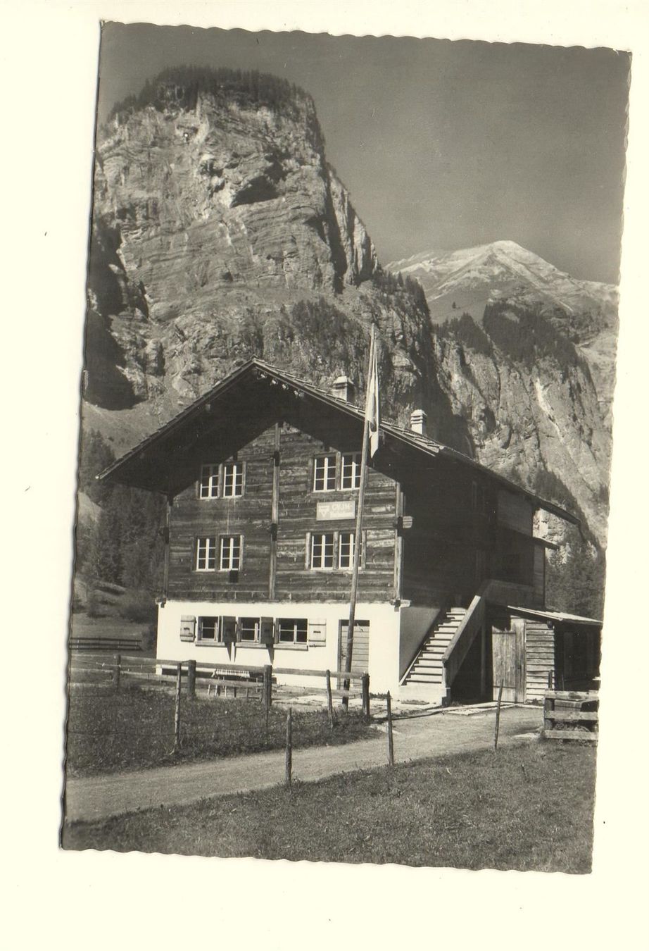 Cartoline postali: KANDERSTEG Ferienhaus des CVJM Bern – Usato da Jona venduto da philajona