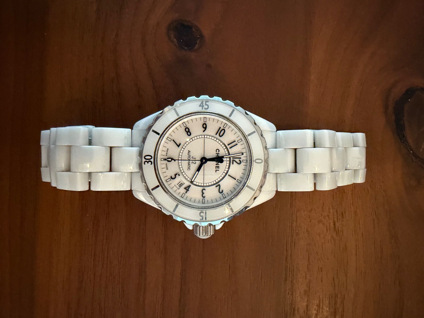 Chanel Montres: Chanel J12 watch white ceramic – D'occasion à Zürich par Filo_B 3