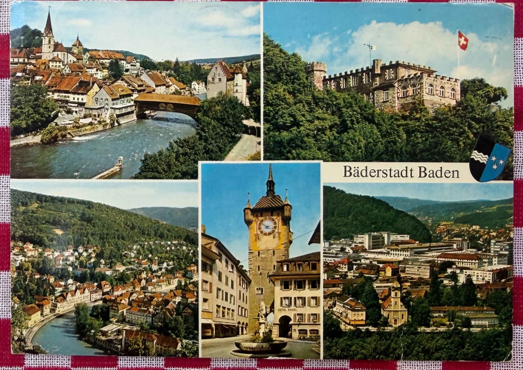 Ansichtskarten: BADEN - Bäderstadt - Ansichtskarte – Gebraucht aus Tegerfelden von siebenmacky