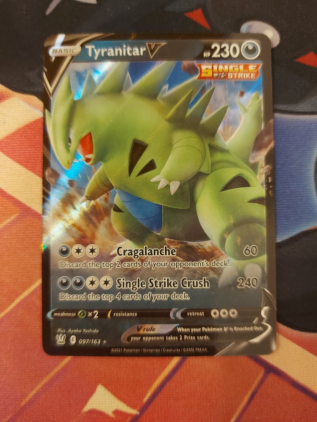 Pokémon Carte collezionabili: Tyranitar V #097 Battle Styles EN – Usato da Biasca venduto da