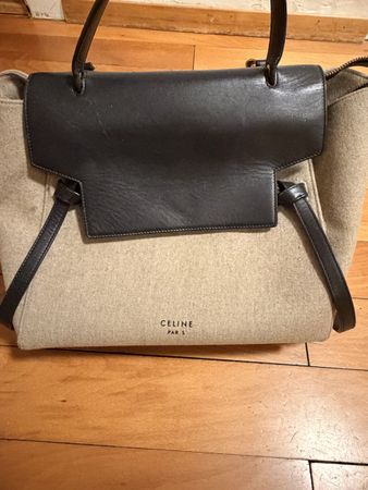 Original CELINE Belt Bag – Materialmix (Filz/Leder)